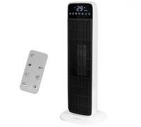 EMERIO FH-132333 Radiateur soufflant, pour pièces jusqu'à 20 m², 2000 W, mode éco, élément chauffant PTC (céramique), 2 niveaux de chaleur, thermostat réglable, oscillation, écran tactile LED