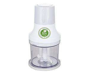Emerio Hachoir universel avec capacité de 500 ml, 260 W, hachoir électrique avec 2 lames en acier inoxydable pour hacher viande, oignons, fruits, légumes