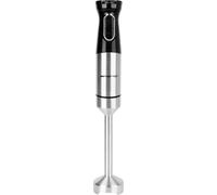 EMERIO HB-132381 Mixeur plongeant 1000 W sans BPA, réglage de la vitesse en continu noir, acier inoxydable