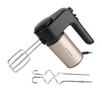 EMERIO HM-123209.1 Batteur électrique | 400 W | 6 vitesses & bouton turbo | Fouet extra long de 18 cm + crochet pétrisseur en acier inoxydable (passe au lave-vaisselle)