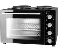 EMERIO MO-125236.4 Mini-four fonction chaleur tournante, plaques de cuisson incluses, fonction grill
