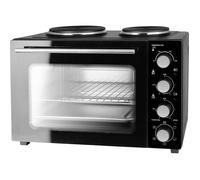 EMERIO MO-125236.4 Mini-four fonction chaleur tournante, plaques de cuisson incluses, fonction grill, avec fonction cuisson