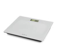 Emerio Pèse-Personne Numérique Avec Capteurs Précis,Technologie Step-On,Avec 2 Piles Aaa,Écran Lcd,Unités En Kg/Lb/St,Jusqu'à Max. 180 Kg,Ultra Fin,Arrêt Automatique,Verre Blanc,28 X 28 X 2