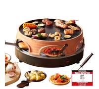 Emerio Four à raclette et à pizza PO-113255.4 Terre cuite/Noir One Size
