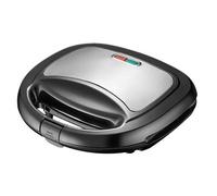 Emerio ST-120889 gaufrier et appareil à croque-monsieur 750 W Noir, Argent