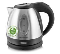 EMERIO WK-108079 Bouilloire sans fil noir, acier inoxydable Contenance: 1.2 l