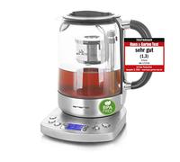 EMERIO WK-122248 Bouilloire sans fil, sans BPA, avec écran argent, noir