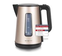 EMERIO WK-122829.8 - Boîtier Cool-Wall à double paroi - 1,7 l - Édition Satin - 2200 W - Arrêt automatique - Protection contre la surchauffe - Sans fil sur une base à 360° - Ouverture du couvercle par