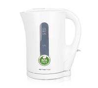 EMERIO WK-123483.1 Basic Bouilloire en plastique sans BPA Volume 1,7 l avec interrupteur marche/arrêt éclairé Sans fil Arrêt automatique Protection contre la surchauffe Filtre anti-calcaire amovible