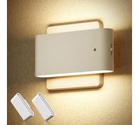 Emeritpro Veilleuses LED, Lot de 2 Veilleuse Prise Electrique avec Capteur Crépusculaire, Luminosité Dimmmable 0-100LM Veilleuse Enfant avec Prise, 3000K Blanc Chaud, pour Chambre, Cuisine, Escalie