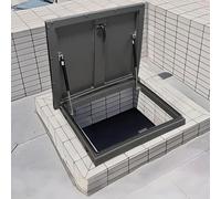 Emerncy Couverture de toit en aluminium étanche pour fenêtre de toit résistante au vol 55 x 55 cm Idéal pour entrepôt Fac Home Design occultant pour un entretien sécurisé