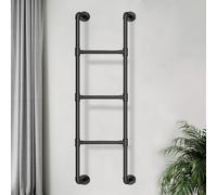 Emerncy Échelle de sortie pour puits de fenêtre - Échelle d'escalade murale en métal noir de 2,2 m pour intérieur et extérieur