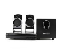 Emerson ED-8050 Lecteur DVD Home Cinéma 2.1 canaux et système de son surround avec caisson de basses, sortie HDMI, lecture USB et deux haut-parleurs - Idéal pour une expérience immersive de films et