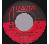 EMERSON LAKE AND PALMER - FANFARE FOR THE COMMON MAN 7" (45) UK ATLANTIC 1977 PAPER LABEL B/W BRAIN SALAD SURGERY (K10946)