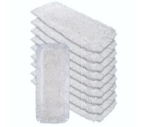Emerson Lot de 10 serpillères en Coton de 40 cm - Système d'embout de Poche - Absorbe l'humidité et nettoie Parfaitement la saleté