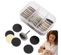 Emery Boards Nails, 60-Piece Professional Nail File Set, Double-Sided Grit Manicure Tool Compact Size, for Home, Spa, Travel, Kids, Salon, Bridal, Wedding, Senior Pedicure Care2.5x2.5x0.1cm, 120g