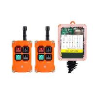 Émetteur à distance de grue levage 2 canaux F21-2S | F21-2S 2 canaux palan industriel pont roulant treuil télécommande émetteur ensemble robuste(DC12V-24V 2T1R)