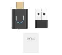 Émetteur Audio fioreter Bluetooth Compatible 5.4 Adaptateur Musical stéréo sans Fil Type-C avec Auracast USB C Type-C BT 5.4 Adaptateur de dongle Audio de l'émetteur pour PC TV PS 4/5