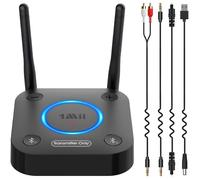 Émetteur Bluetooth 5.3 1Mii B06TX pour TV - Compatible 2 casques, aptX LL/HD, portée étendue, RCA/Optique/Coaxiale