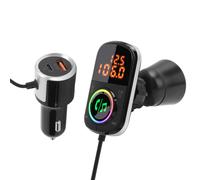 Émetteur Bluetooth 5.3 FM révolutionnaire, adaptateur allume-cigare Syncwire pour une connectivité optimale et une expérience musicale immersive,