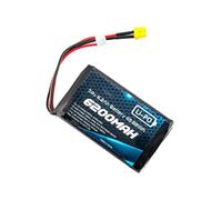 Émetteur BOXER TX16S D'Origine, Batterie LiPo 2S 7,4 V 6 200 MAh, Pack de Batteries de Type JR pour Drone FPV