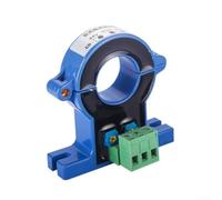 Émetteur de capteur de courant AC 0-100 A, ouverture de 20 mm, sortie 4-20 mA, précision de 0,2 %, montage sur rail DIN pour industrie et automatisation du bâtiment, bleu (AC0-30 A)