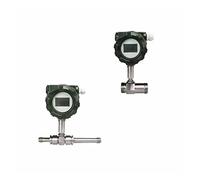 Émetteur de capteur d'écoulement de turbine liquide 4-20 ma 24vdc for l'eau de bière comestible bière diesel à essence alcool d'alcool(LWYC-DN25)