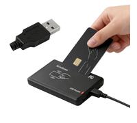 Émetteur de Carte RFID Intelligente 125kHz 13.56MHz, Lecteur IC d'identification Double fréquence, USB, sans conducteur, pour Voiture d'identification