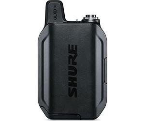 Émetteur de Poche sans Fil Shure Glxd1+ avec Clip de Ceinture et Batterie Sb904 - à Utiliser avec les Systèmes de Microphone sans Fil Glx-D+ Dual Band (Récepteur Vendu Séparément)