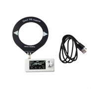 Émetteur de poche SI4732 avec écran couleur IPS 1,9", batterie 800 mAh pour 10 h d'autonomie, récepteur HF jusqu'à 108 MHz compatible avec antenne boucle, USB-C, noir (blanc)