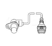 Émetteur d'impulsions sur vilebrequin Topran pour Bmw Série 3 E36 et Série 5 E39