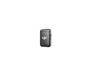 Émetteur DJI Mic 2 Shadow Black sans fil compact avec stockage 8 Go, réduction intelligente du bruit et clip magnétique