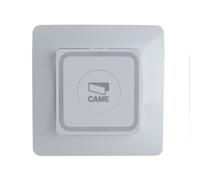 Emetteur en 433,92MHz Vivaldi touche simple avec support mural CAME YE0140