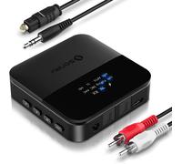 Emetteur Et Recepteur Bluetooth 5.0, Bluetooth Adaptateur Audio Transmetteur Optique Digital Et Adaptateur Rca Audio 3.5Mm, Affichage D'État Led, Double Appairage, 20M Distance[Z2602]