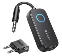UGREEN Émetteur Jack Bluetooth 5.3 pour TV Transmetteur Récepteur 2 en 1 Voiture Prise Aux 3.5 mm Adaptateur Audio Compatible avec Avion Casque Écouteur Enceinte Haut-Parleur