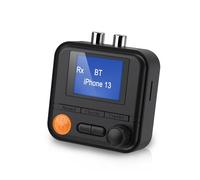 Emetteur et Recepteur Bluetooth, Adaptateur audio Bluetooth 5.2, avec Lecture de Carte RCA/AUX TF 3,5 mm - Bleu