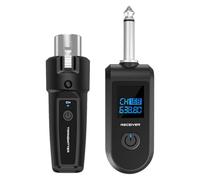 Émetteur et récepteur de microphone sans fil,Émetteurs et récepteurs de microphone sans fil | Récepteur d'émetteur Système d'adaptateur micro haute sensibilité,Système de transmission sans fil micro à
