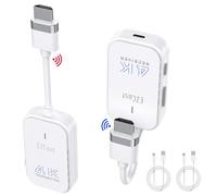 Émetteur et récepteur HDMI sans fil 4k, kit d'extension sans fil 98 pieds/30 m, diffusez de la vidéo et de l'audio depuis un ordinateur portable, ou un appareil photo vers un téléviseur, un projecteur