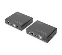 Digitus Extendeur KVM HDMI DS-55505 – UHD 4K/60 Hz, 100 m (HDBaseT) – Kit émetteur & récepteur