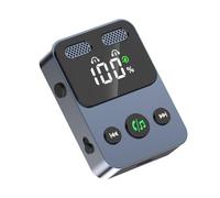 Émetteur et récepteur sans fil - Adaptateur auxiliaire 3,5 mm avec grande portée - Émetteur sans fil 2 en 1 pour voiture - Pour autoradio TV, casque à la maison et en voyage