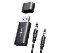 Émetteur et récepteur sans fil Bluetooth 5.1, adaptateur audio mini-jack 3,5 mm, noir