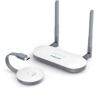 Émetteur et Récepteur Sans Fil HDMI 164ft/50m - Transmission 5G Double Écran Avec VGA et USB A pour Streaming Audio/Vidéo Vers Moniteur, Projecteur, HDTV