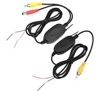 Émetteur et récepteur vidéo couleur sans fil 2,4 G pour caméra de recul/caméra avant de voiture, système de surveillance de caméra de recul (interface AV vers moniteur)