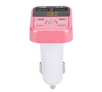 Émetteur FM Bluetooth, adaptateur allume-cigare rose avec commandes tactiles précises et garantie à vie exclusive