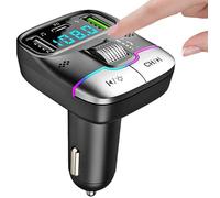 Émetteur FM Bluetooth Voiture 5.3 - Vantory - Charge Rapide PD 25W Lecture TF/Clé USB Appel Mains Libres Adaptable à Tous Véhicules