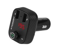 Émetteur FM LED + Mains libres + Voltmètre 8-30V + Chargeur 2x USB 3.4A.