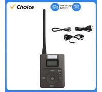 Émetteur FM numérique stéréo portatif HDR-831 mini station de radio avec le lancement audio de micro 500 mètres de fente AUX IN entrée de microphone