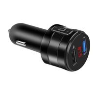 Émetteur FM Voiture sans Fil 5.0 avec Appels Mains Ouvertes et Double USB