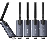 Émetteur Hdmi Sans Fil Et 4 Récepteurs 1080P Transmission Sans Fil 1 Tx Jusqu'À 4 Rx,Streaming Pc/Caméra/Box Tv Vers Tv Hd/Moniteur/Projecteur