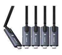 Émetteur HDMI sans Fil et 4 Récepteurs Lemorele 1080P Transmission sans Fil 1 TX jusqu'à 4 RX, Streaming PC/Caméra/Box TV vers TV HD/Moniteur/Projecteur